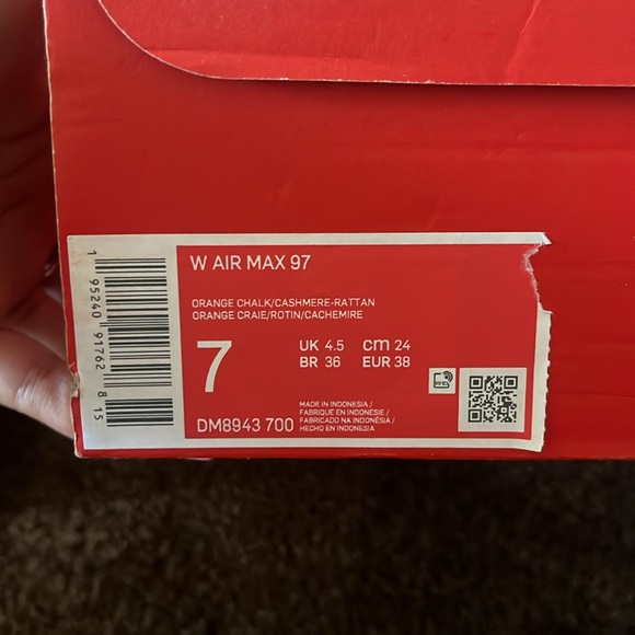 Women’s Air Max 97, size 7 ‘SISTERHOOD’ - Picture 3 of 7